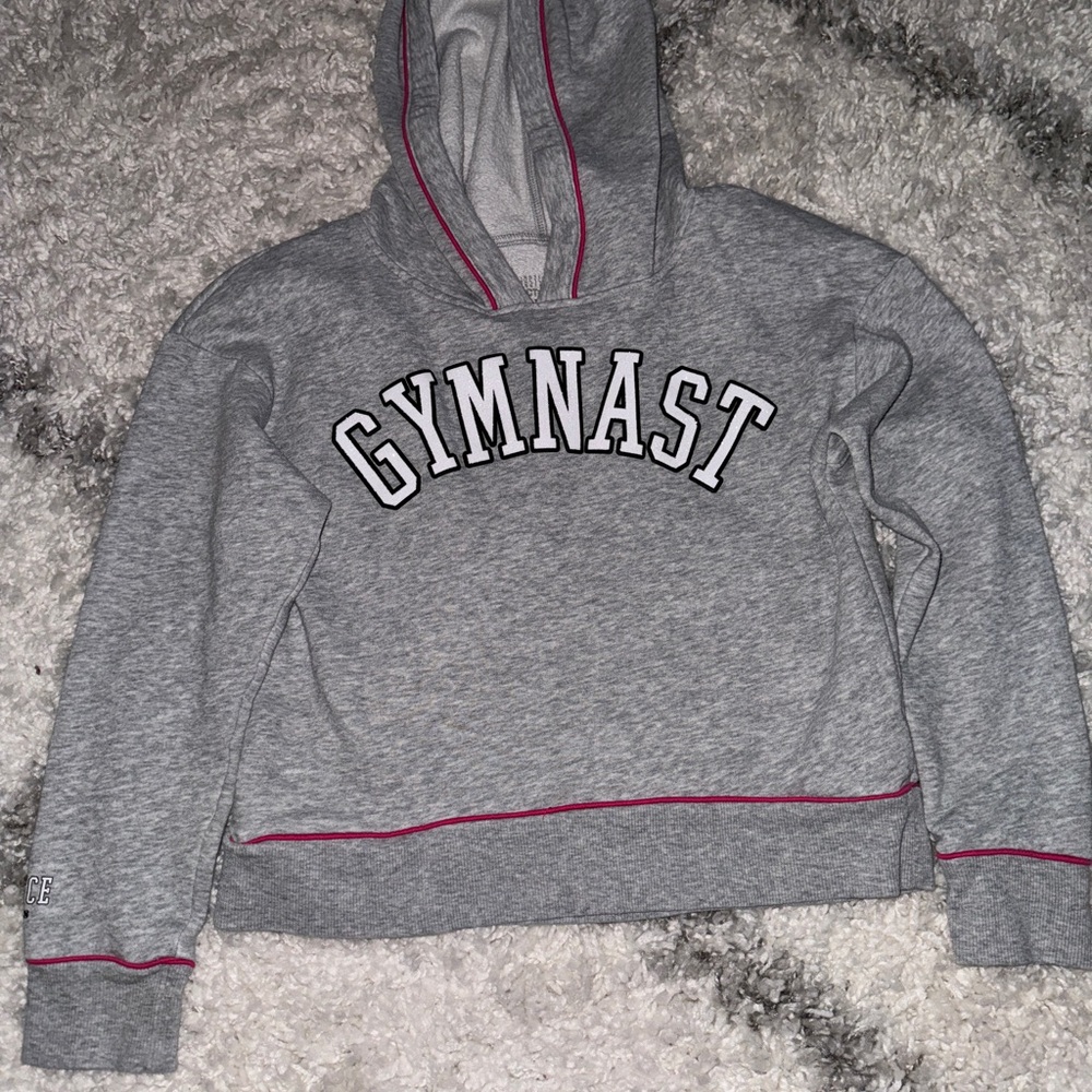 Gray Gymnast Hoodie - size 12